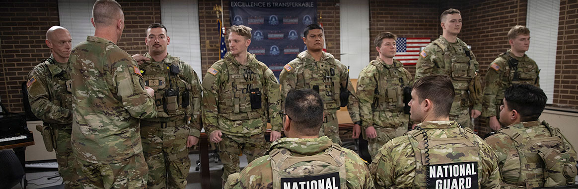 Indiana Guard Soldiers Render Aid to Pedestrian Struck by Car